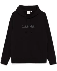 Calvin Klein Hoodie mit vorstehendem Logo Schwarz