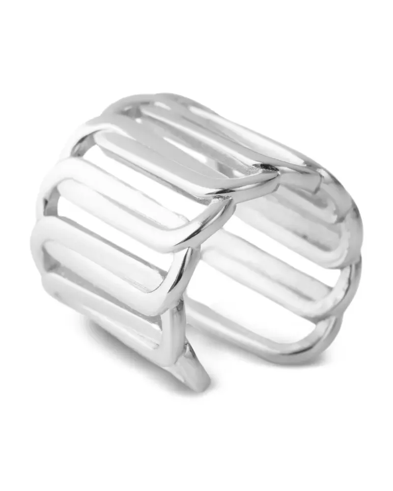 Federica Tosi Square Ring - Silber Silber