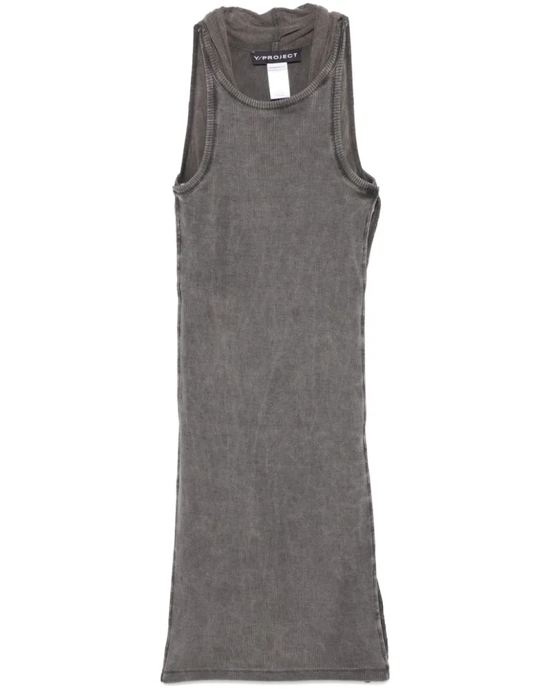 Y/PROJECT Trägerkleid aus Jersey - Schwarz Schwarz