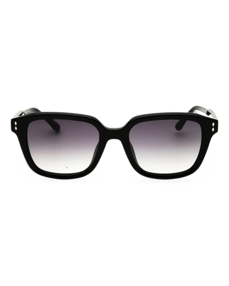 Isabel Marant rectangle-frame sunglasses - Schwarz Schwarz