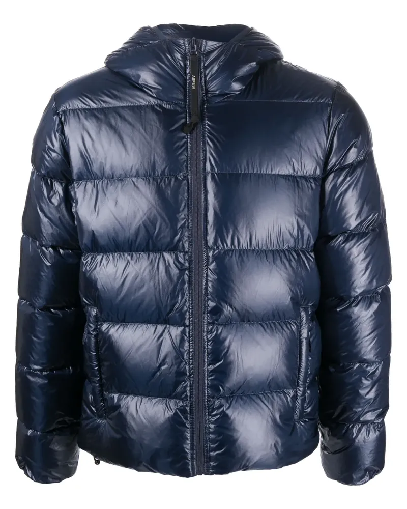 ASPESI Daunenjacke mit Kapuze - Blau Blau