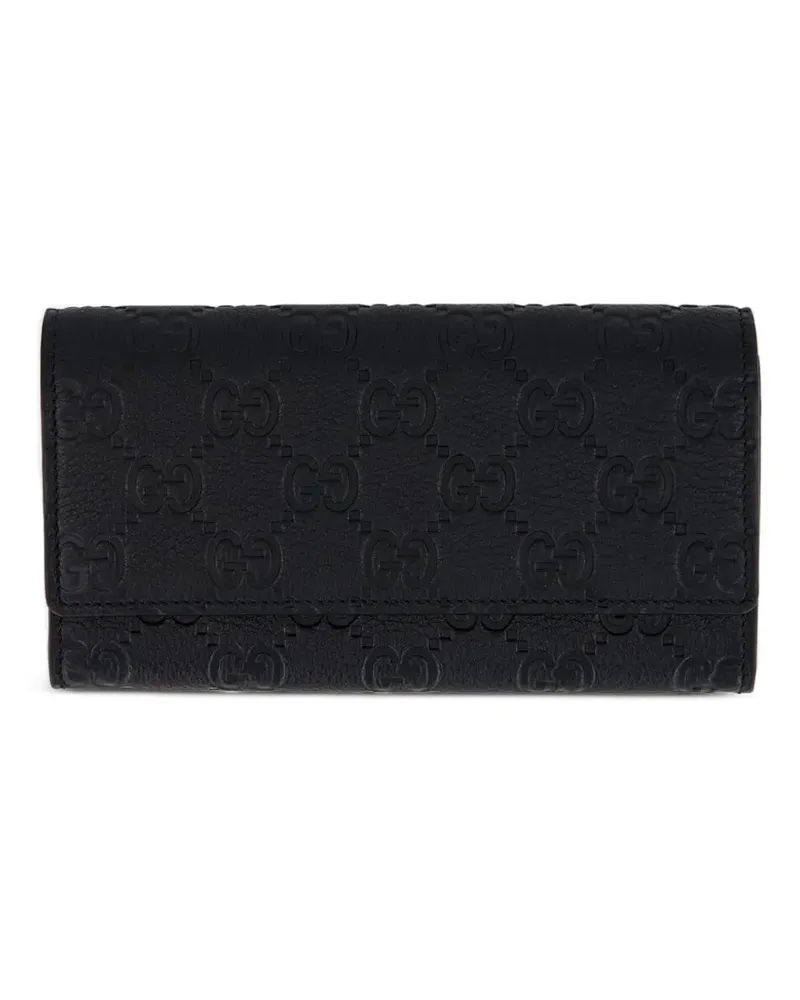 Gucci Portemonnaie mit GG - Schwarz Schwarz