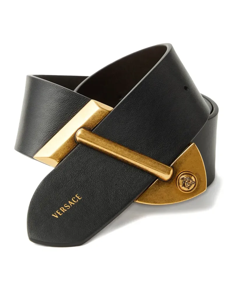 Versace Gürtel 5 cm - Schwarz Schwarz