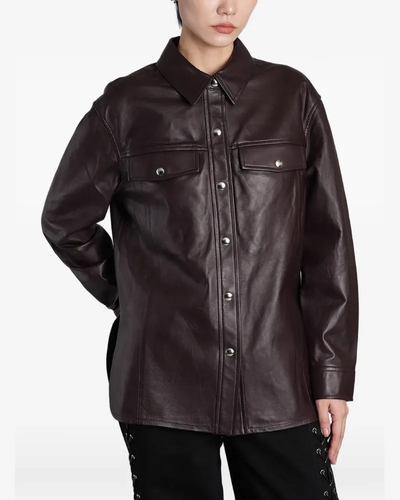 IRO lambskin jacket - Violett Violett