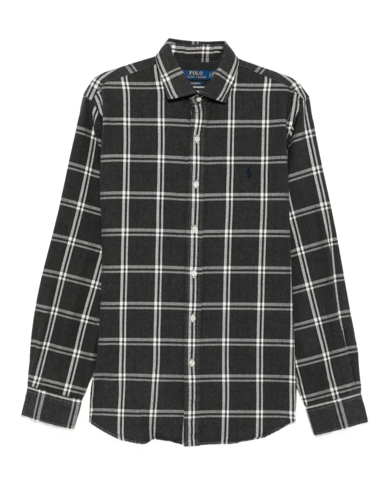 Ralph Lauren check-pattern cotton shirt - Grau Grau