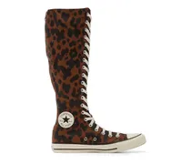 Chuck Taylor All Star XX-Hi Sneakers mit Leoparden-Print - Braun