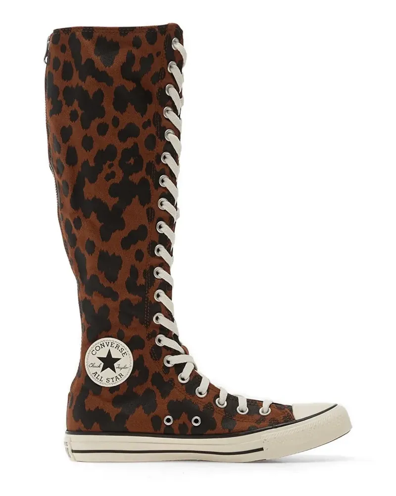 Converse Chuck Taylor All Star XX-Hi leopard-print sneakers - Braun Braun
