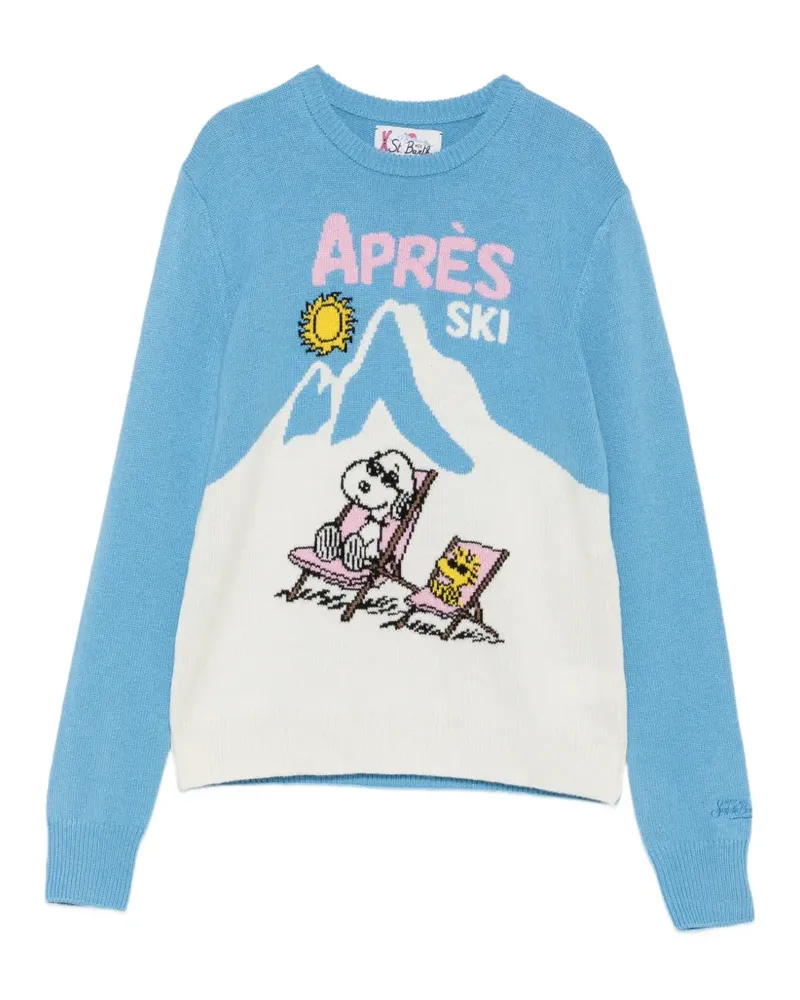 MC2 Saint Barth Après Ski intarsia-knit sweater - Blau Blau