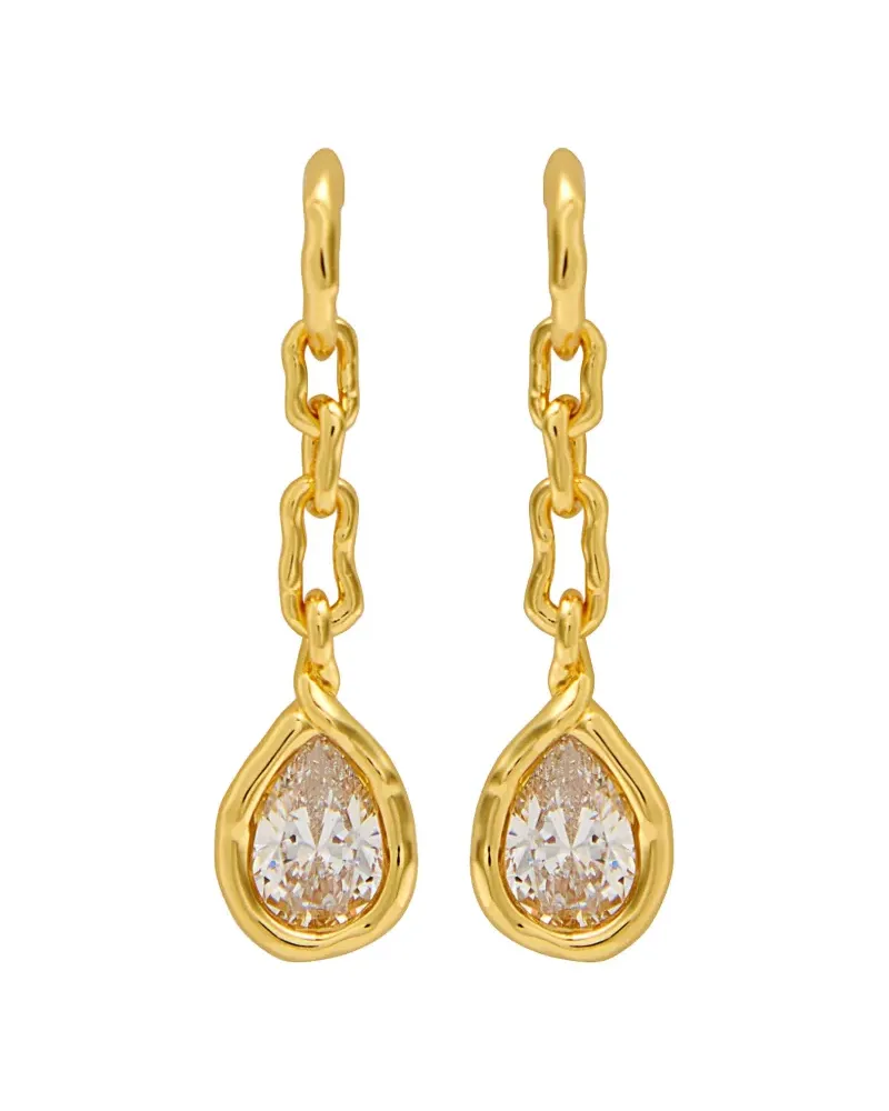 Alexis Bittar Asterales crystal-embellished earrings - Gold Gold