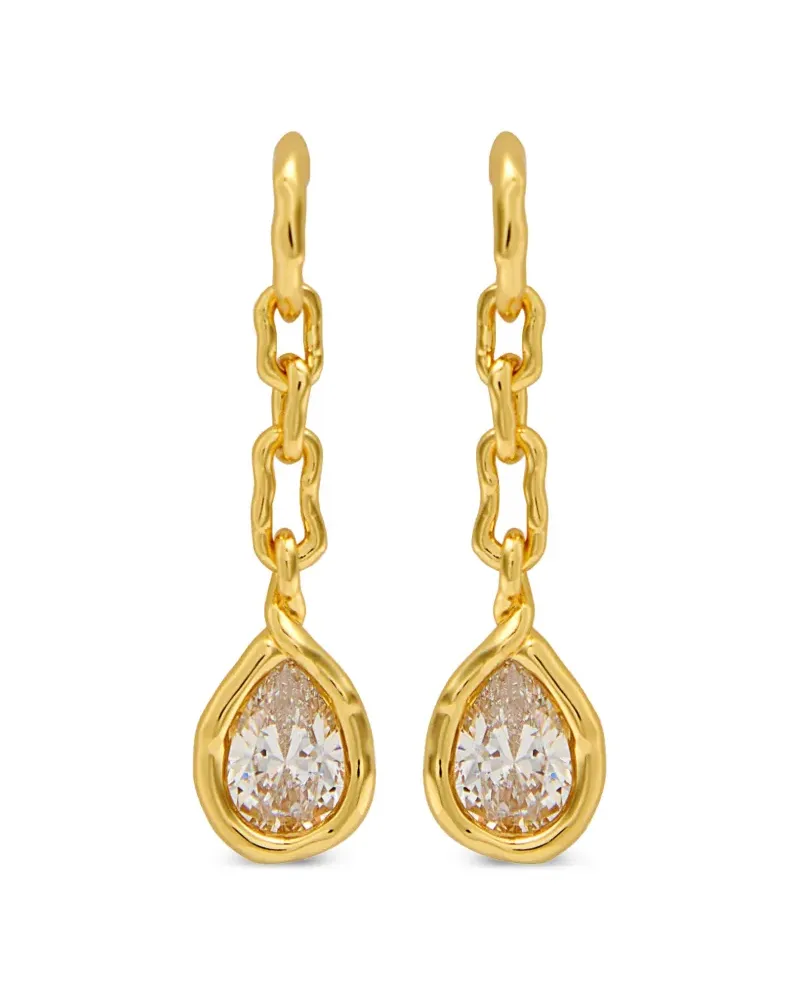 Alexis Bittar Asterales crystal-embellished earrings - Gold Gold