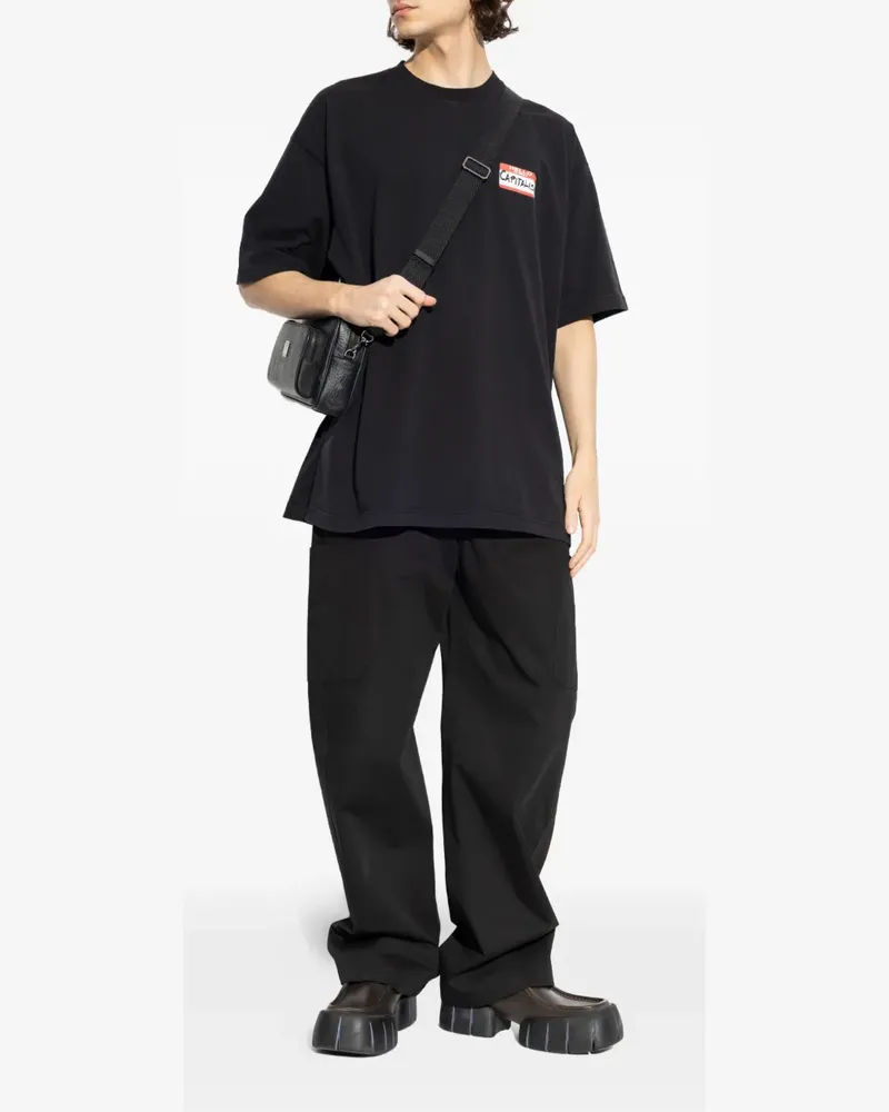VETEMENTS My Name Is T-shirt - Schwarz Schwarz