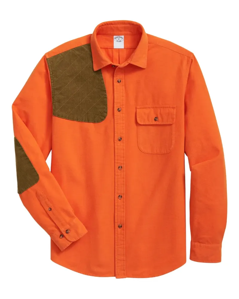 Brooks Brothers Cordhemd mit Rainsley-Kragen - Orange Orange