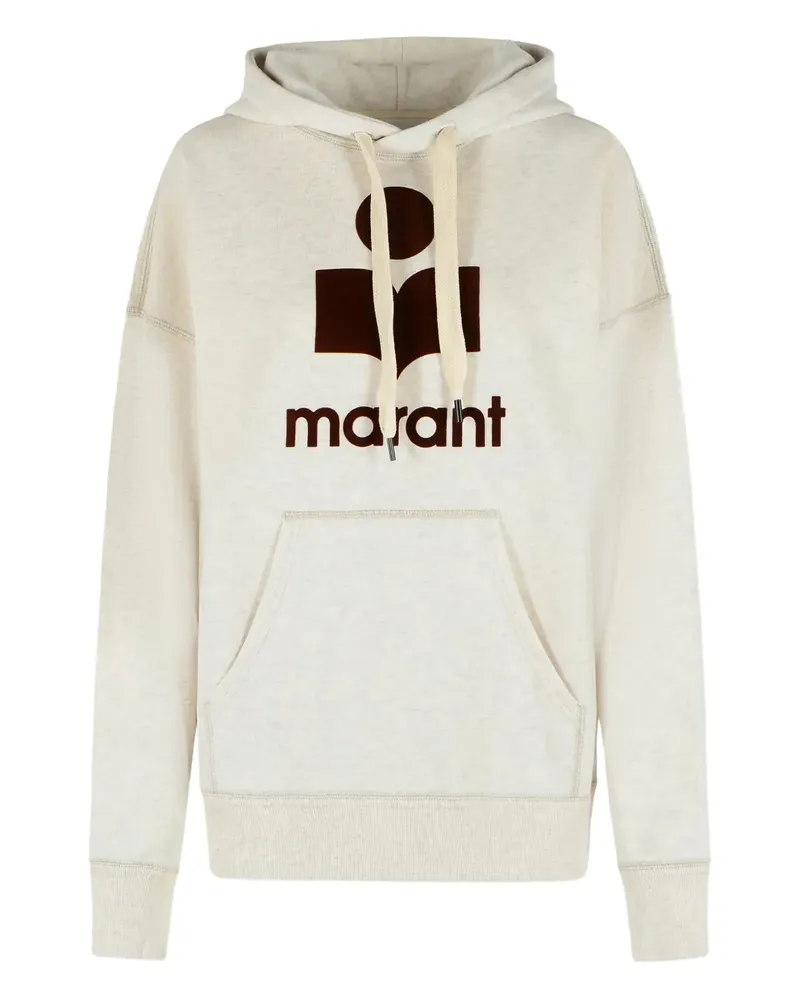 Isabel Marant Mansel logo hoodie - Nude Nude
