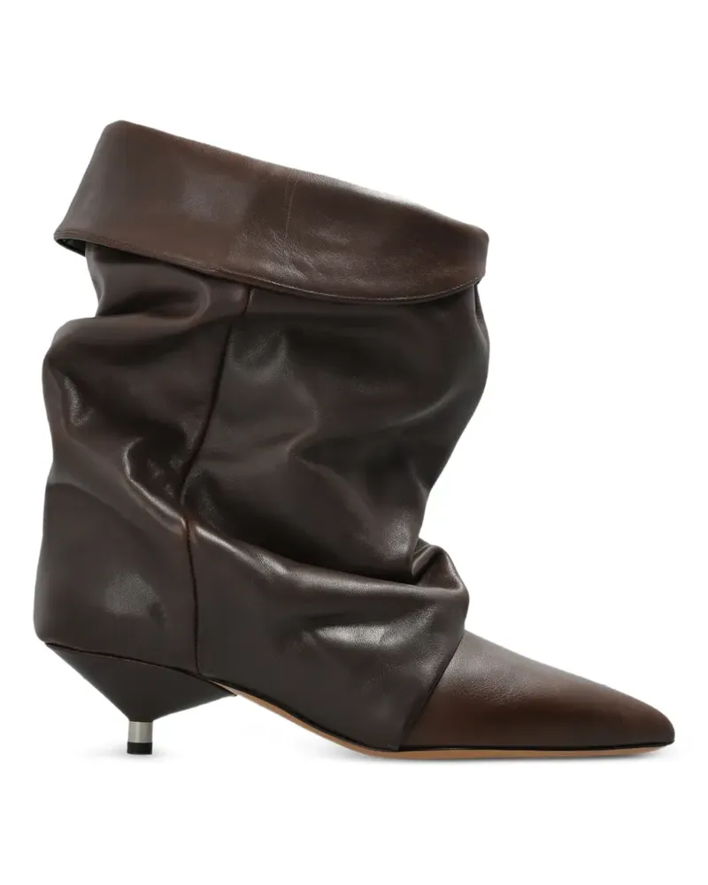 Isabel Marant Edrik Stiefeletten mit lockerem Schnitt - Braun Braun