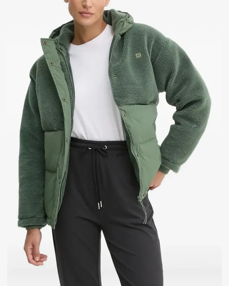 Billabong Steppjacke mit Fleece-Einsätzen - Grün Grün