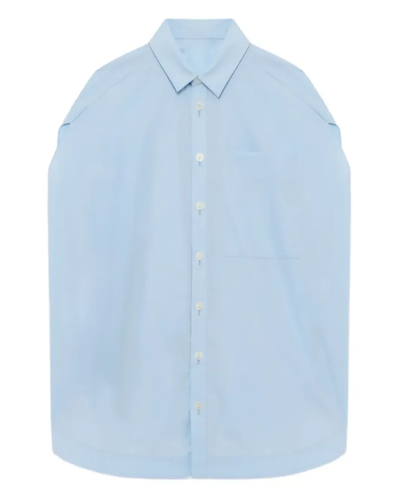 ENFÖLD Ärmelloses Circle Hemd - Blau Blau