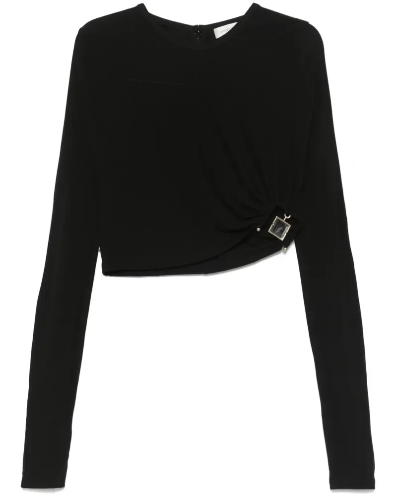 Christopher Esber Langarmshirt mit Quarzapplikation - Schwarz Schwarz