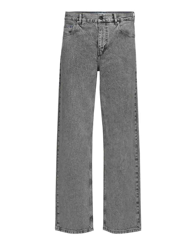 Karl Lagerfeld acid-wash relaxed-fit jeans - Grau Grau