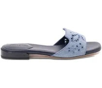 Flache Ariane Sandalen mit Cut-Out - Blau