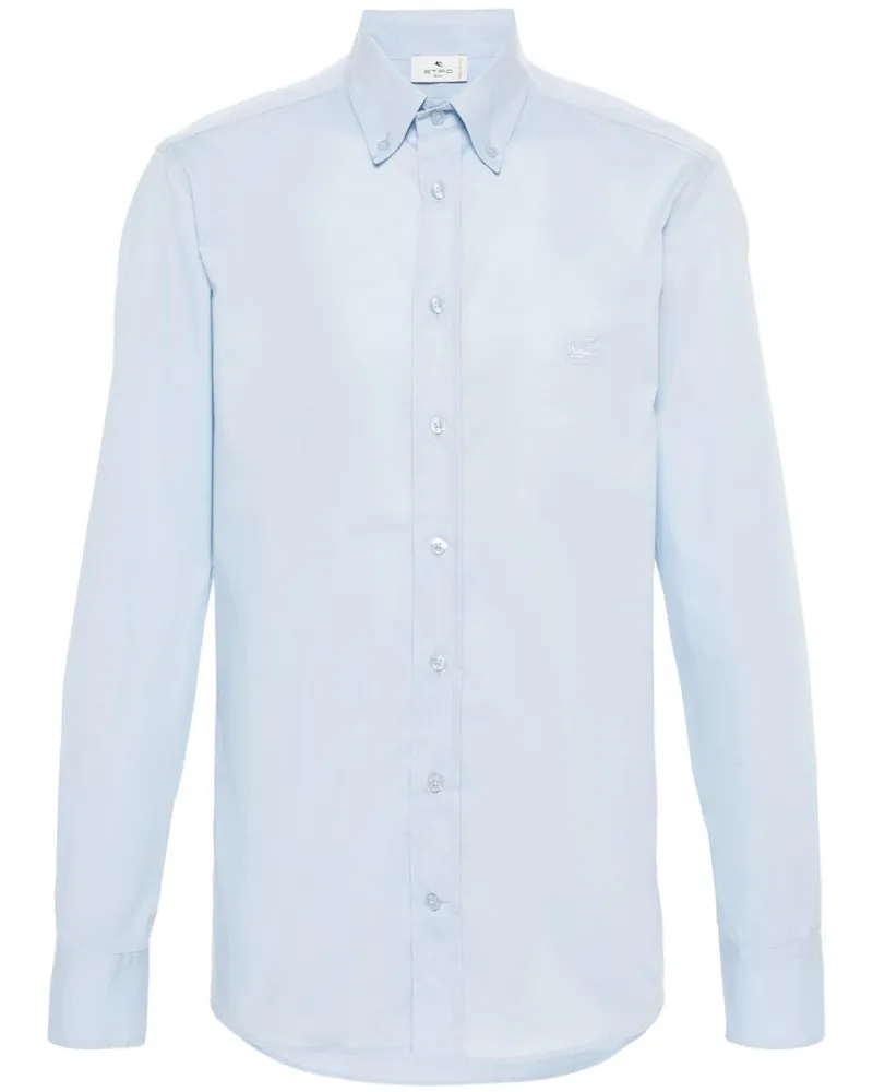 Etro Hemd mit Pegaso-Motiv - Blau Blau