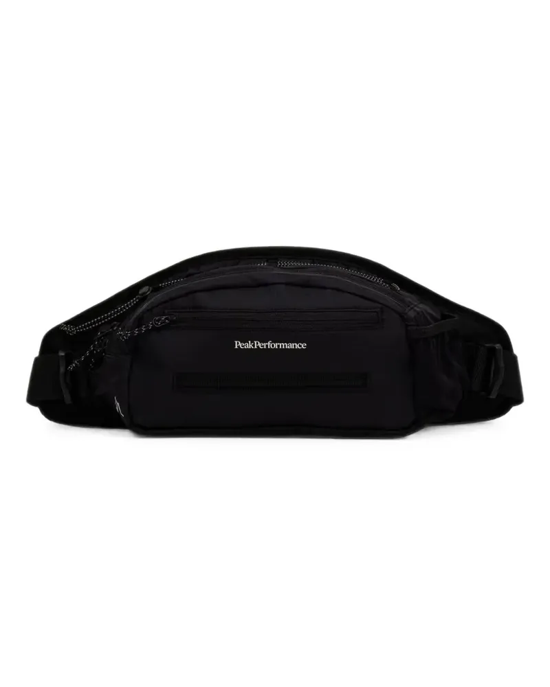 Peak Performance Trail Gürteltasche mit Logo-Print und Reißverschluss - Schwarz Schwarz