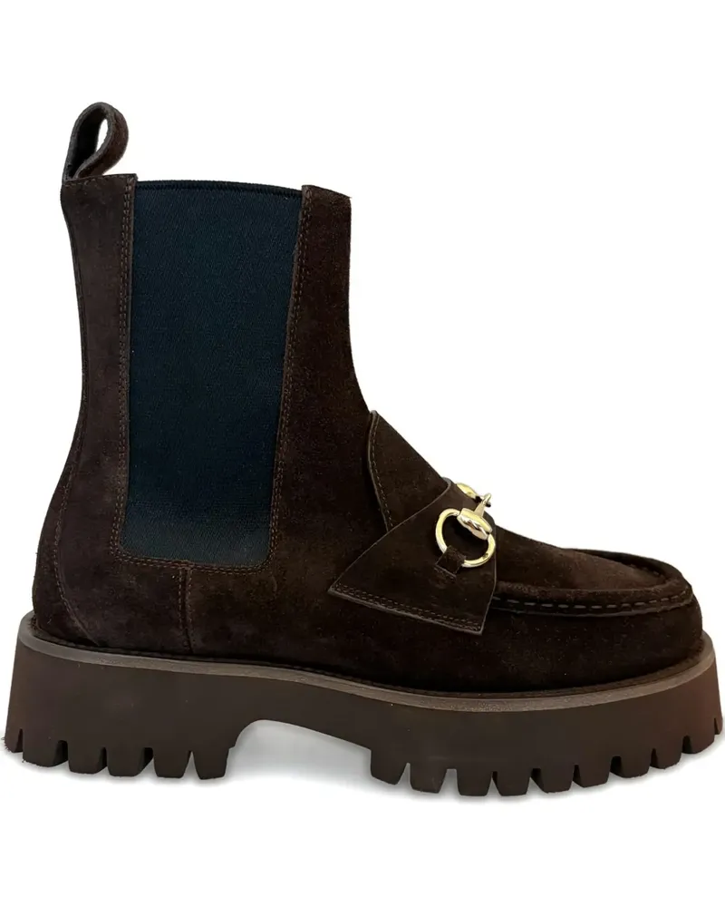 Gucci Stiefel mit Plateau - Braun Braun