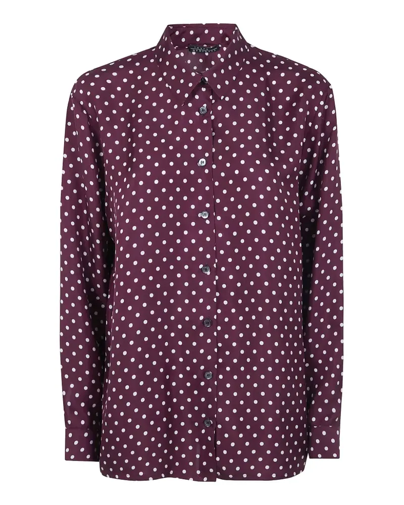 Laura Urbinati Hemd mit Polka Dots - Violett Violett
