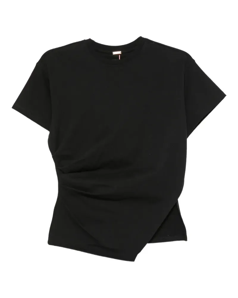 Cult Gaia Cata asymmetric T-shirt - Schwarz Schwarz