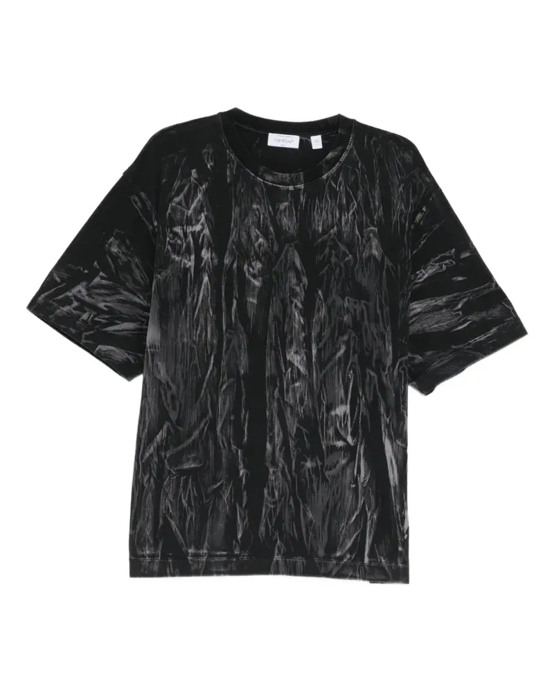 OFF-WHITE T-Shirt mit grafischem Print - Schwarz Schwarz