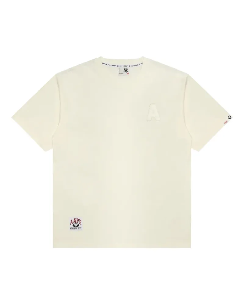 BAPE AAPE AAPEUNVS "A" T-Shirt - Nude Nude