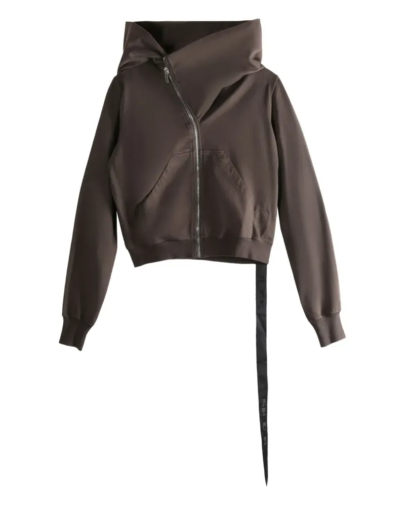 DRKSHDW by Rick Owens zip-up hooded jacket - Braun Braun