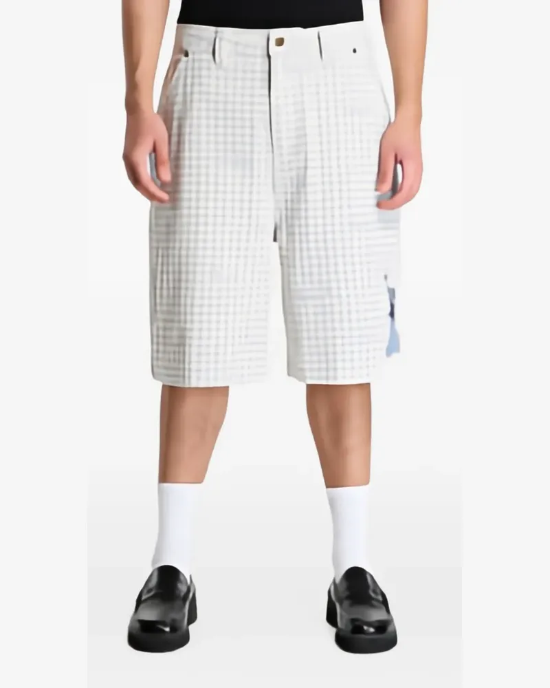 Ripndip Hard In Da Paint gingham-check shorts - Blau Blau