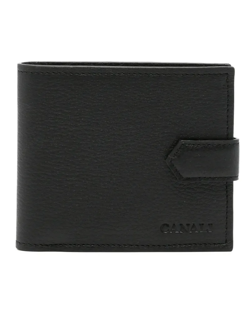 Canali leather wallet - Schwarz Schwarz