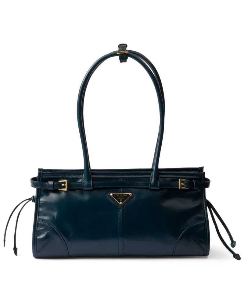 Prada Mittelgroße Handtasche Blau