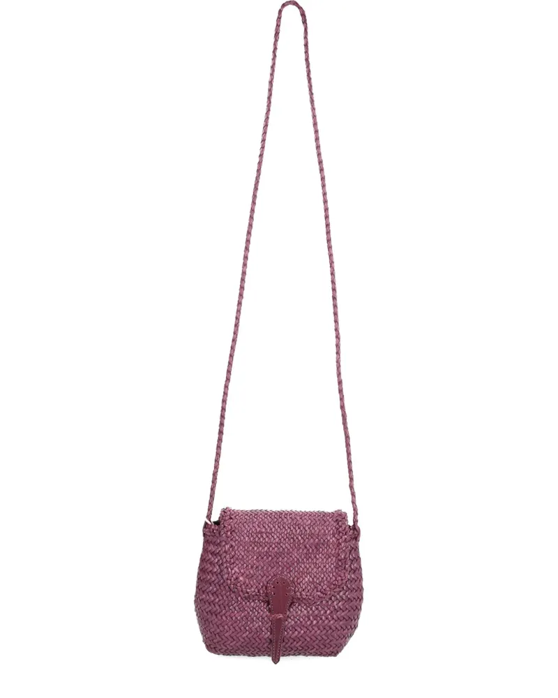Dragon Diffusion mini City woven braided shoulder bag - Violett Violett