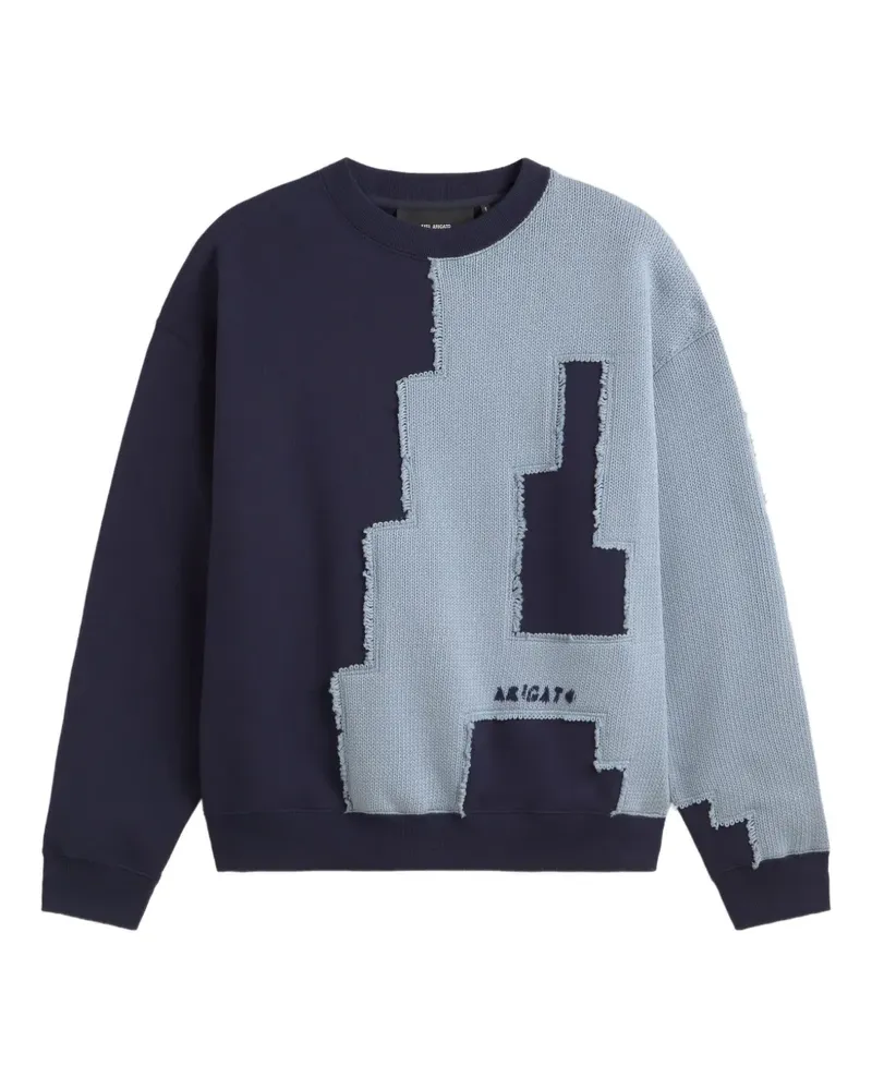 Axel Arigato Sweatshirt mit Einsätzen - Blau Blau