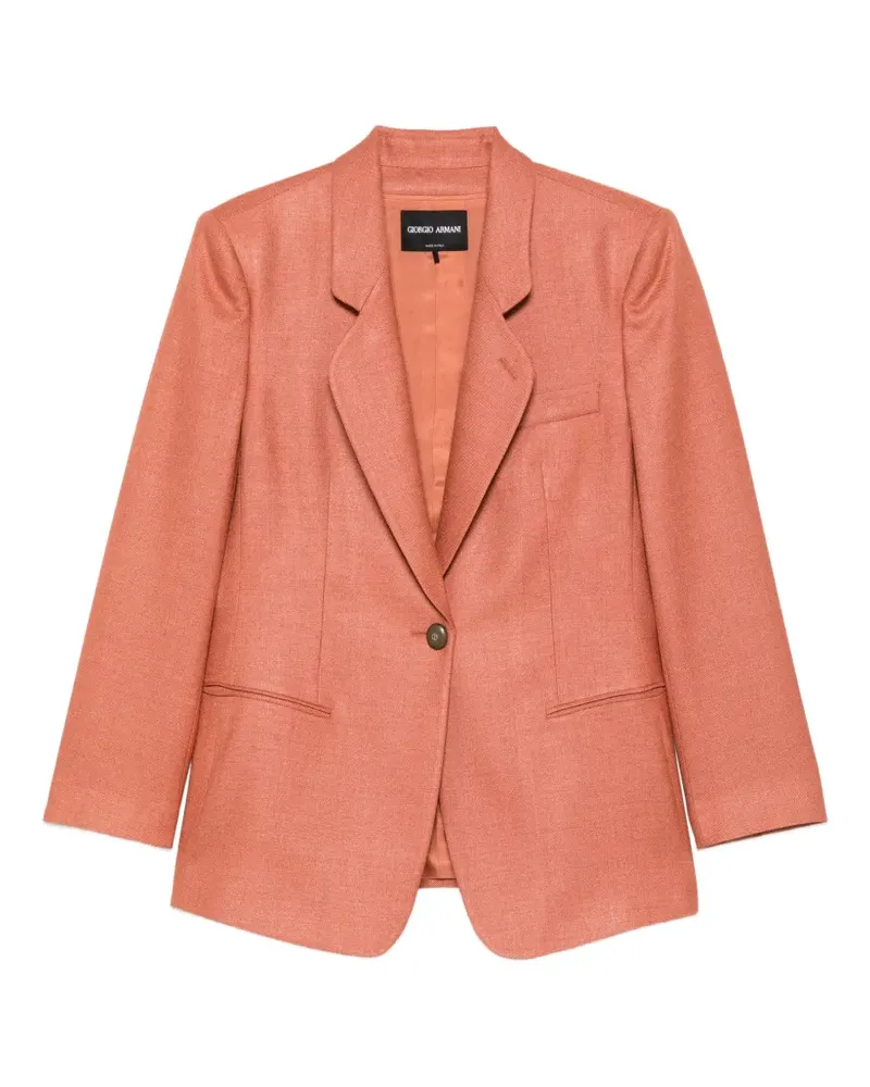 Giorgio Armani Einreihiges Sakko - Orange Orange