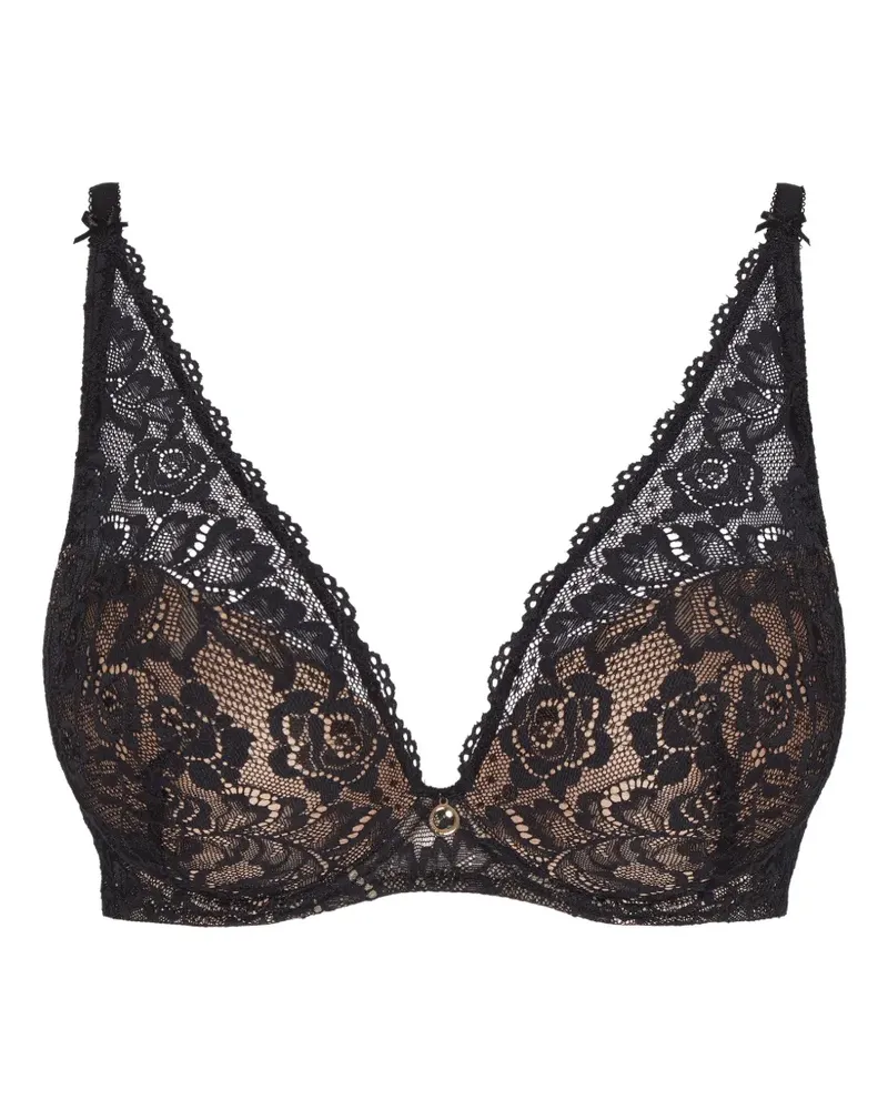 Aubade Rosessence Push-up-BH - Schwarz Schwarz