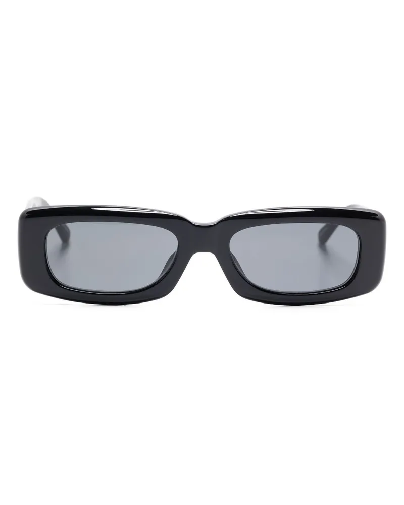ATTICO x Linda Farrow Mini Marfa Sonnenbrille - Schwarz Schwarz