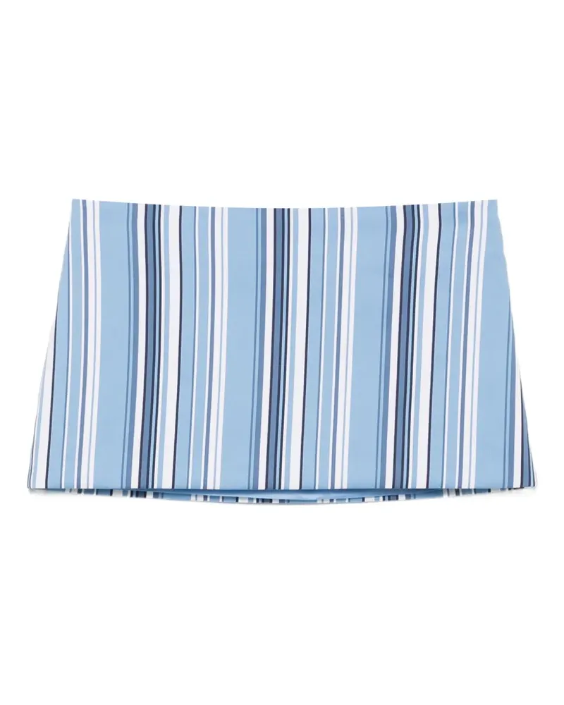 FRANKIE Shop Hera striped mini kirt - Blau Blau