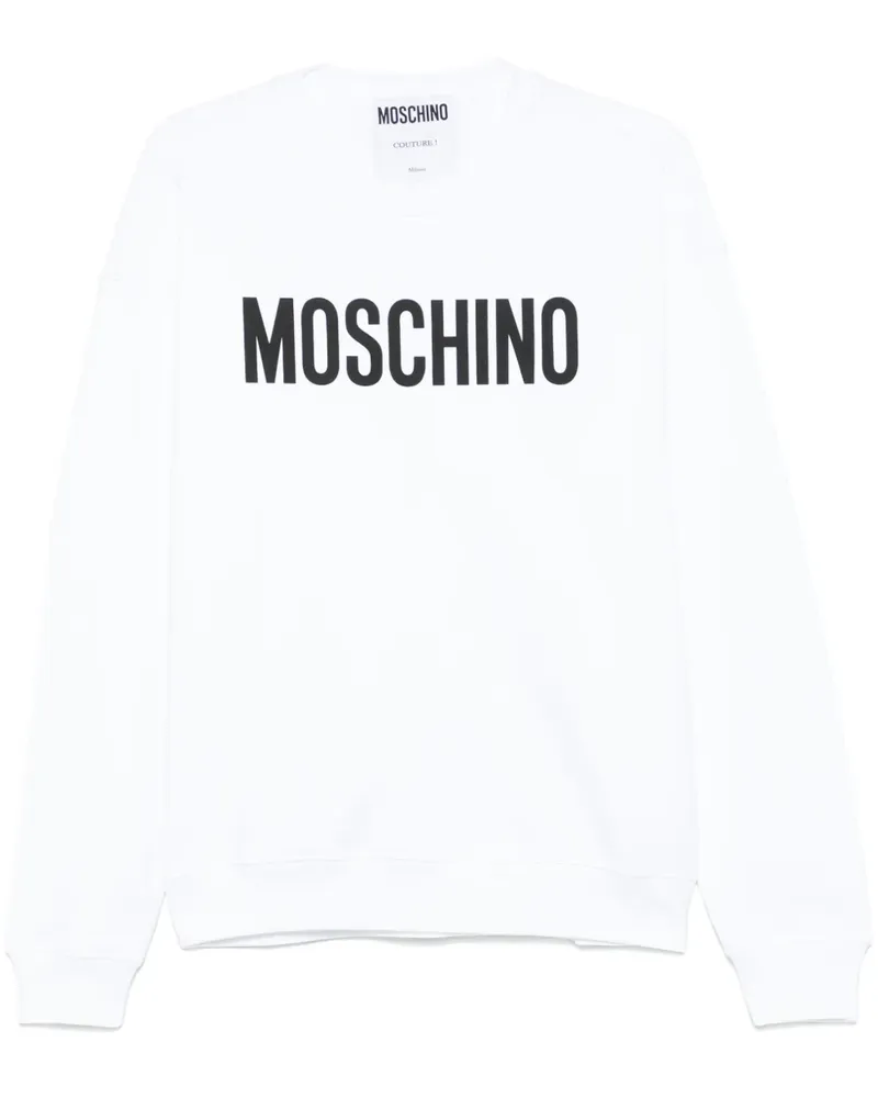Moschino Sweatshirt mit Logo-Print - Weiß Weiß