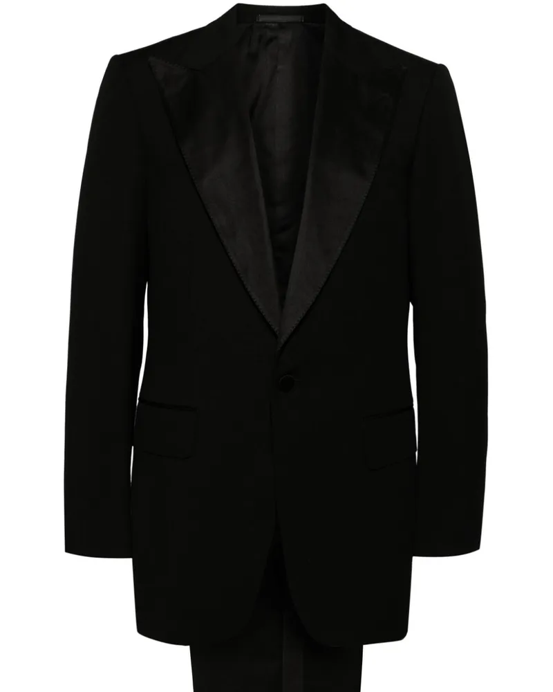 Gucci Einreihiger Anzug mit Hose - Schwarz Schwarz