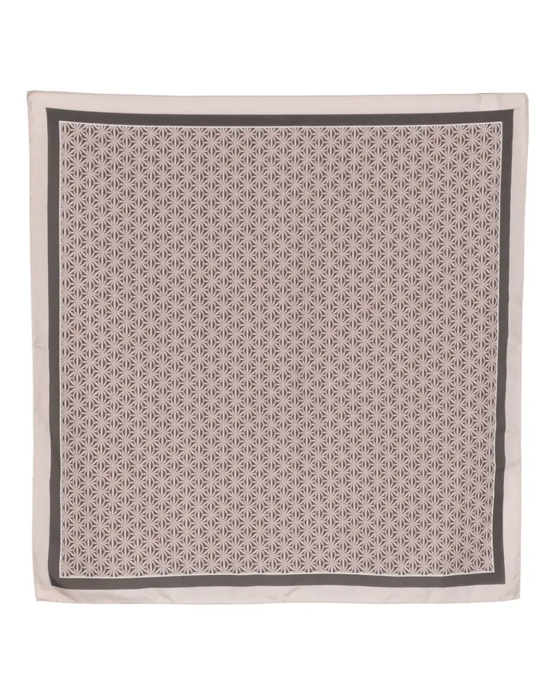 Brunello Cucinelli Seidenschal mit grafischem Print - C6901 C6901