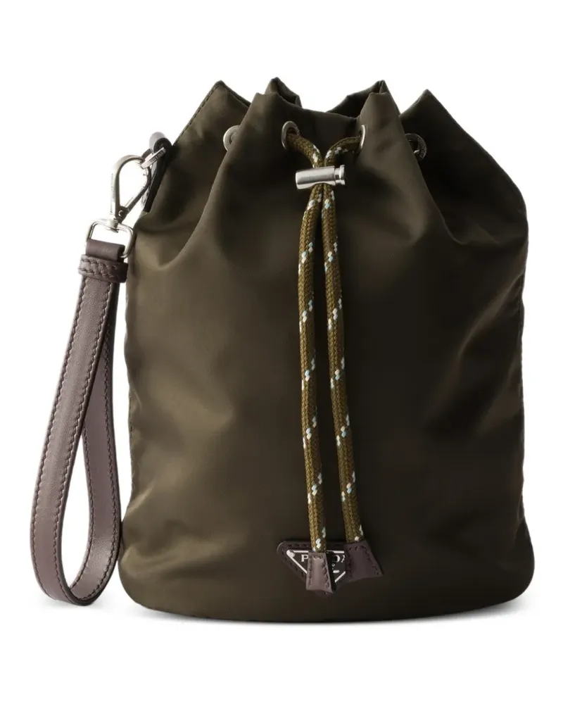 Prada Beuteltasche mit Kordelzug - Grün Grün