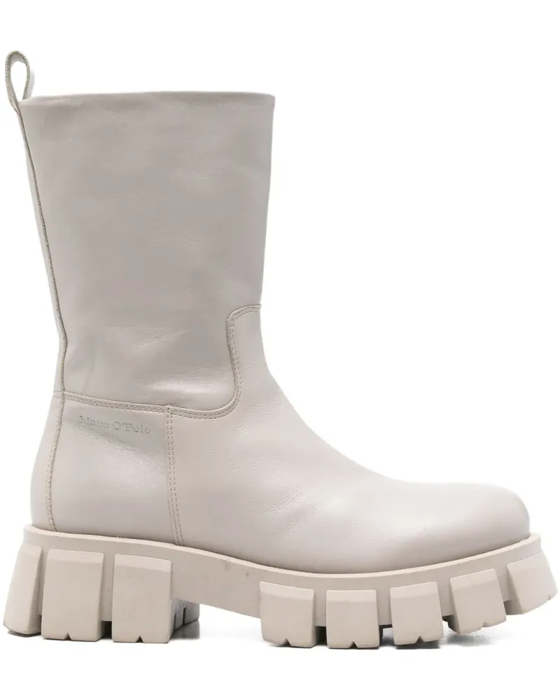 Marc O'Polo Stiefel mit Reißverschluss - Grau Grau