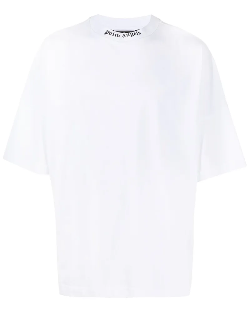 Palm Angels T-Shirt mit Logo-Print - Weiß Weiß
