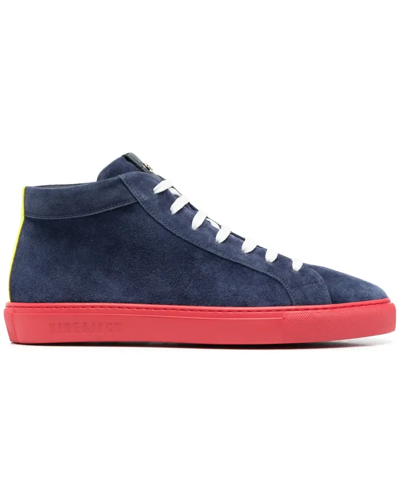 Hide & Jack Oil High-Top-Sneakers - Blau Blau