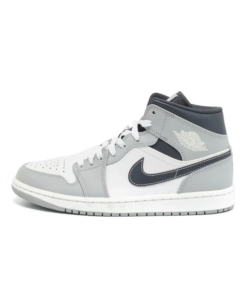 Jordan Air  1 Mid-Top-Sneakers - Grau Grau