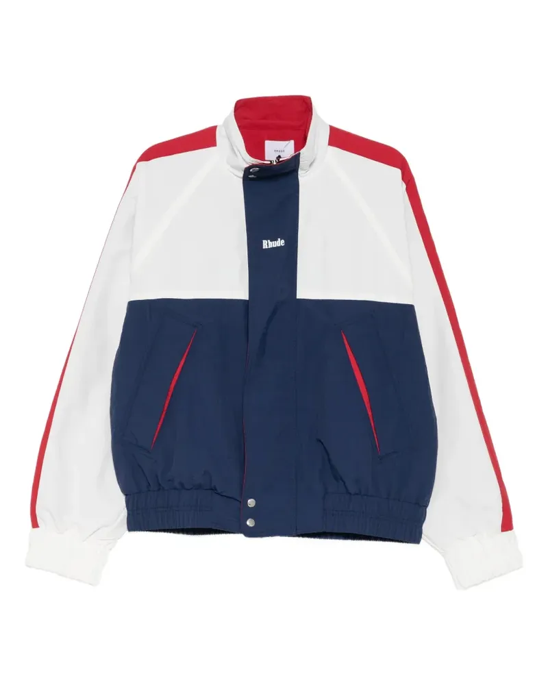 RHUDE Jacke mit Stehkragen - Weiß Weiß