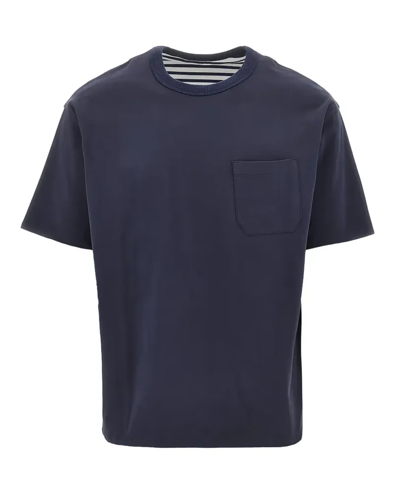 Roy Roger's chest-pocket T-shirt - Blau Blau